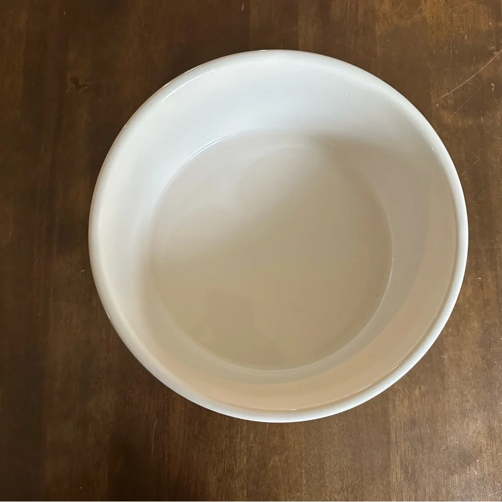 Rae‎ Dunn Santa Paws Large Dog Water Bowl Christmas Holiday Pet Animal Cat 🐾